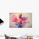 Dancing Girl Powder Explosion Wall Decal