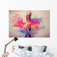Dancing Girl Powder Explosion Wall Decal
