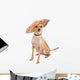 Cute Chihuahua Dog Wearing Wall Decal