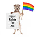 Dog Supporting Gay Rights Wall Decal