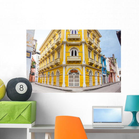 Esquina Colorida Wall Decal