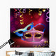 Carnival Masks Wall Decal