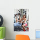 Fitness Instructor Exercising with Wall Decal
