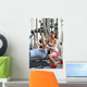 Fitness Instructor Exercising with Wall Decal
