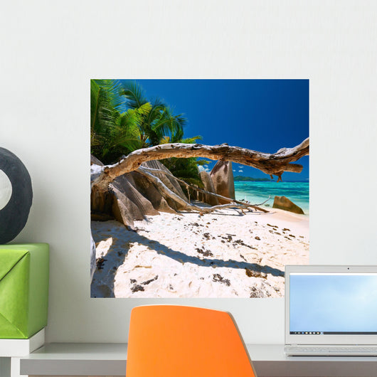 Beautiful Beach Seychelles Wall Decal