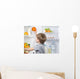 Little Cute Boy Picking Wall Decal