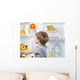 Little Cute Boy Picking Wall Decal