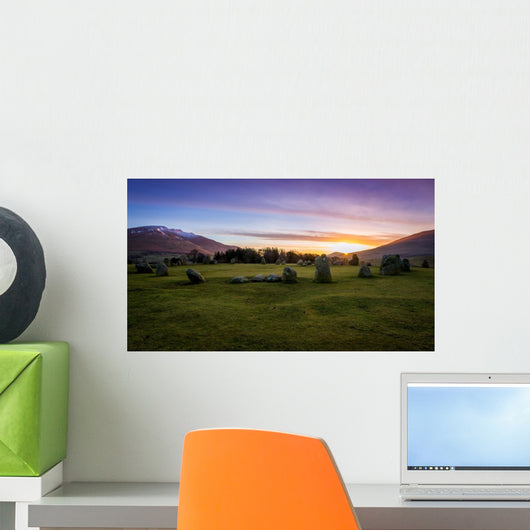 Sunrise Castlerigg Stone Circle Wall Decal
