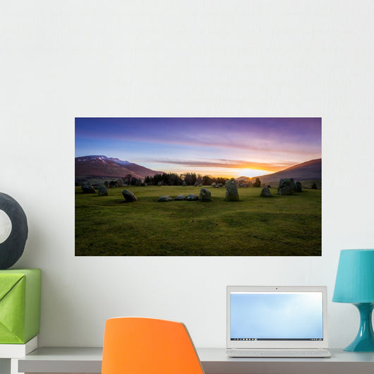 Sunrise Castlerigg Stone Circle Wall Decal