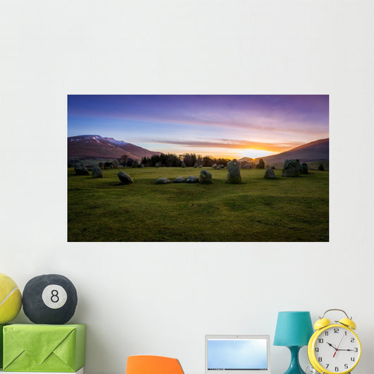 Sunrise Castlerigg Stone Circle Wall Decal