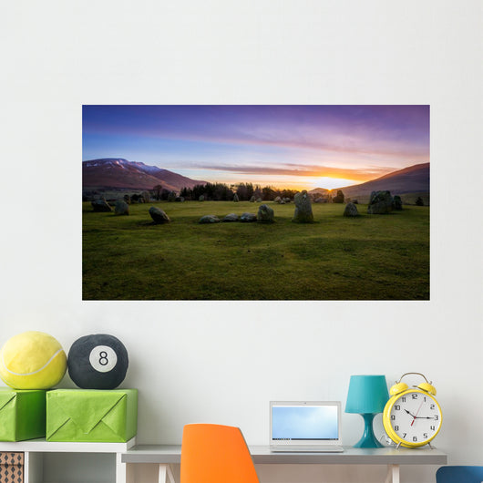 Sunrise Castlerigg Stone Circle Wall Decal
