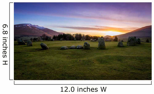 Sunrise Castlerigg Stone Circle Wall Decal