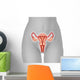 Illustration Female Uterus Wall Decal