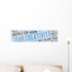 Word Cloud Creativity and Wall Decal