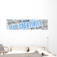 Word Cloud Creativity and Wall Decal