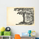 Village Illustration Wall Decal