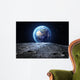 Blue Earth Seen from Wall Decal