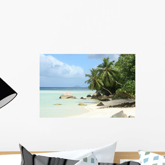 Beach Seychelles Wall Decal
