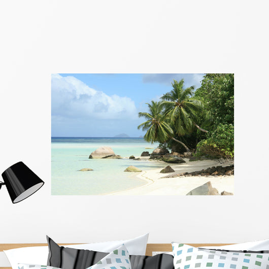 Beach Seychelles Wall Decal