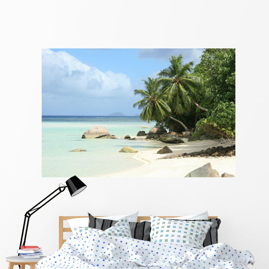 Beach Seychelles Wall Decal