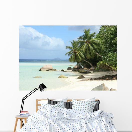 Beach Seychelles Wall Decal