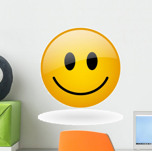 Vector Glass Smile Wall Decal Design 2