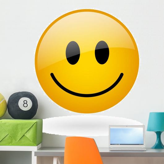 Vector Glass Smile Wall Decal Design 2