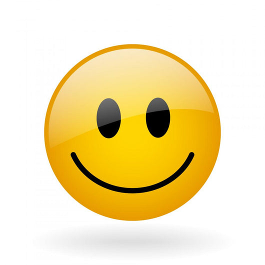 Vector Glass Smile Wall Decal Design 2