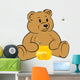 Teddy Bear with Jar Wall Decal