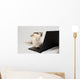 Terrier Wearing Glasses and Wall Decal