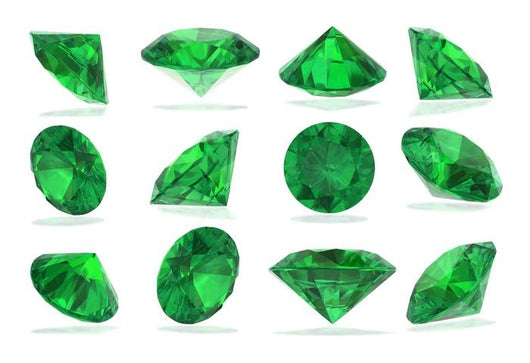 Tourmarline Chrome Gems Set Wall Decal Sticker Set