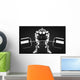 Bodybuilder with Barbell Wall Decal