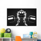 Bodybuilder with Barbell Wall Decal