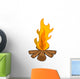 Camp Fire Wall Decal