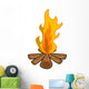 Camp Fire Wall Decal