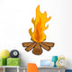 Camp Fire Wall Decal