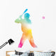 Abstract Baseball Player Beautiful Wall Decal