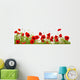 Red Poppy Wall Decal
