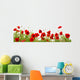 Red Poppy Wall Decal