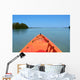 Orange Kayak Wall Decal