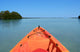 Orange Kayak Wall Decal