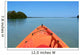 Orange Kayak Wall Decal