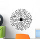 Vector Circuit Board Abstract Wall Decal