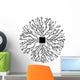 Vector Circuit Board Abstract Wall Decal