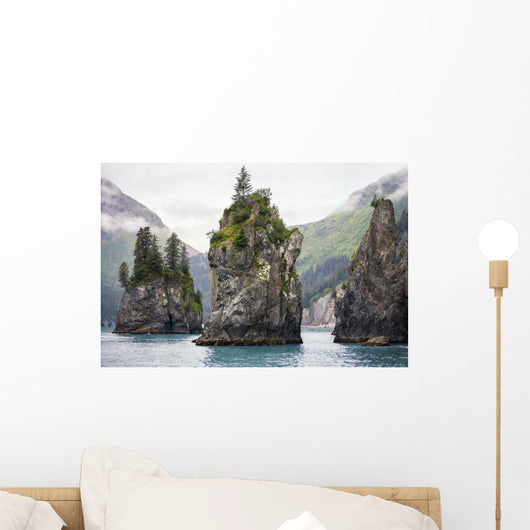 Sea Stacks Kenai Fjords Wall Decal
