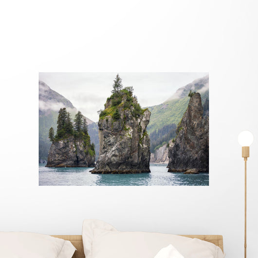 Sea Stacks Kenai Fjords Wall Decal