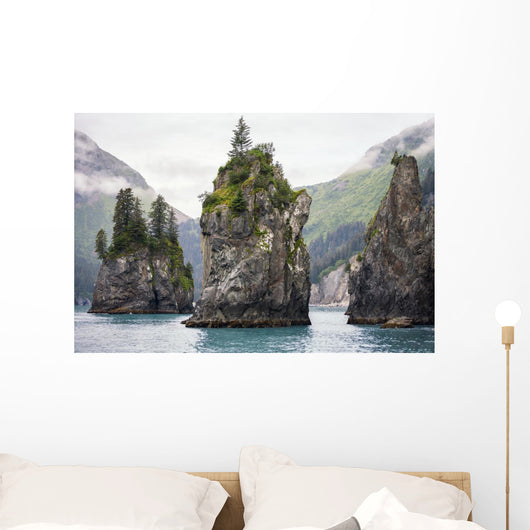 Sea Stacks Kenai Fjords Wall Decal