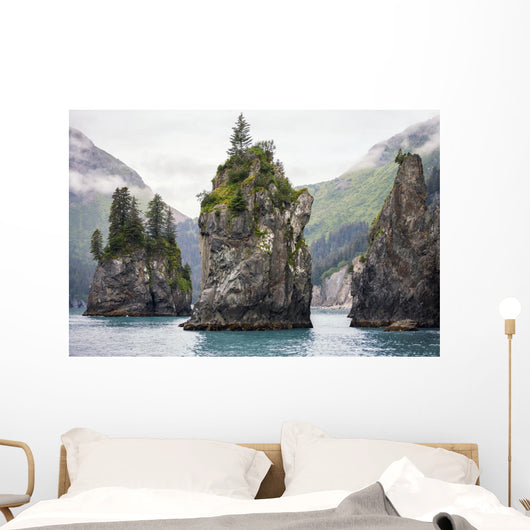 Sea Stacks Kenai Fjords Wall Decal