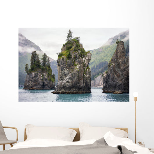 Sea Stacks Kenai Fjords Wall Decal