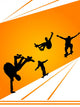 Skaters Motion Wall Decal
